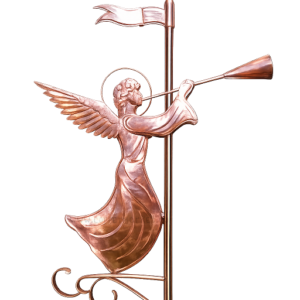 Медный флюгер Ангел 2